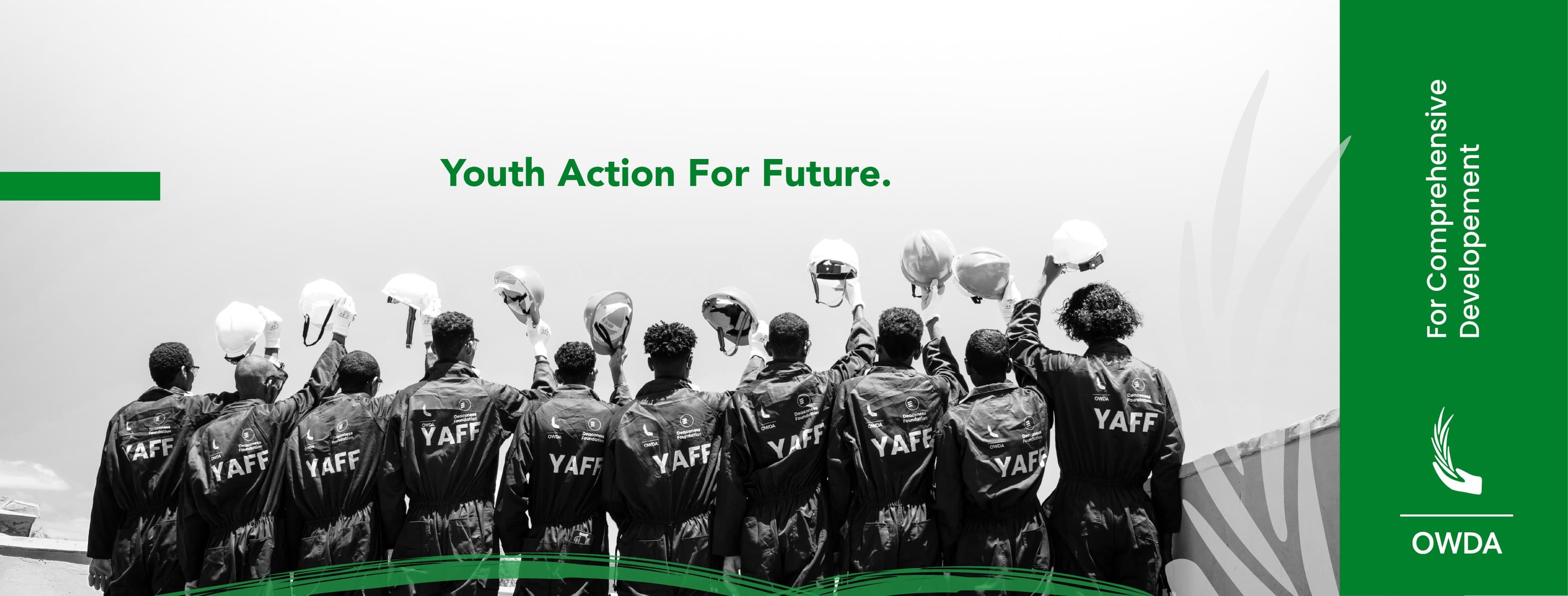 Young people taking part in an OWDA youth programme